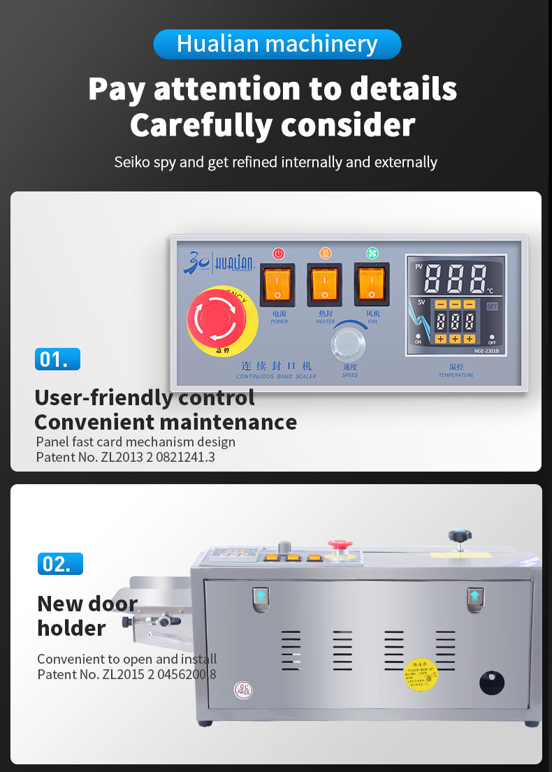 FRB-770 시리즈는 세 가지 모델로 제공됩니다 : 수평 모델 (FRB-770I), 수직 모델 (FRB-770II) 및 플로어 스탠딩 모델 (FRB-770III). 이 기계는 일정한 온도 제어 시스템과 계단식 속도 조절 메커니즘을 채택하는 작은 패키지를 밀봉하는 데 이상적입니다.