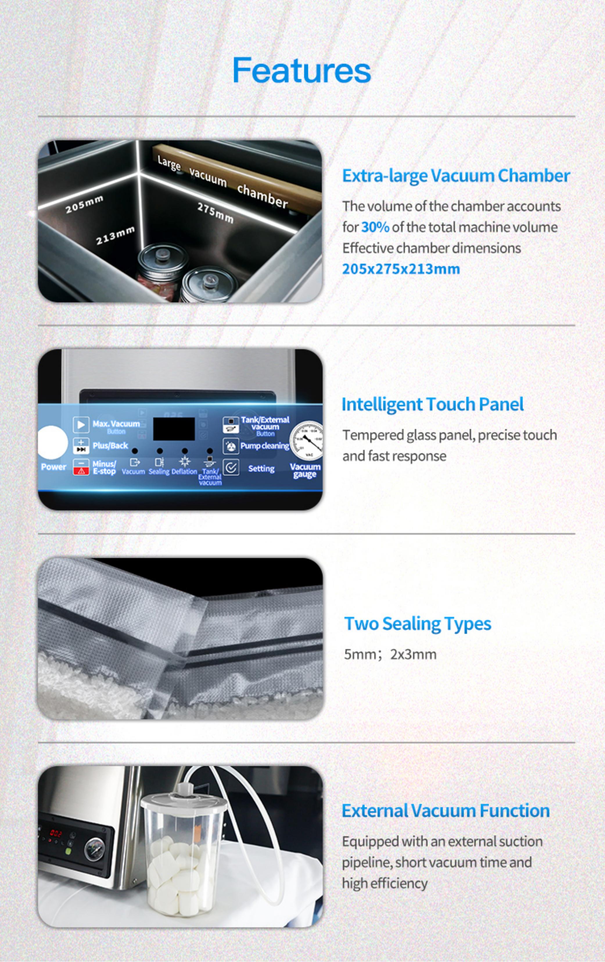 食品真空シーラー