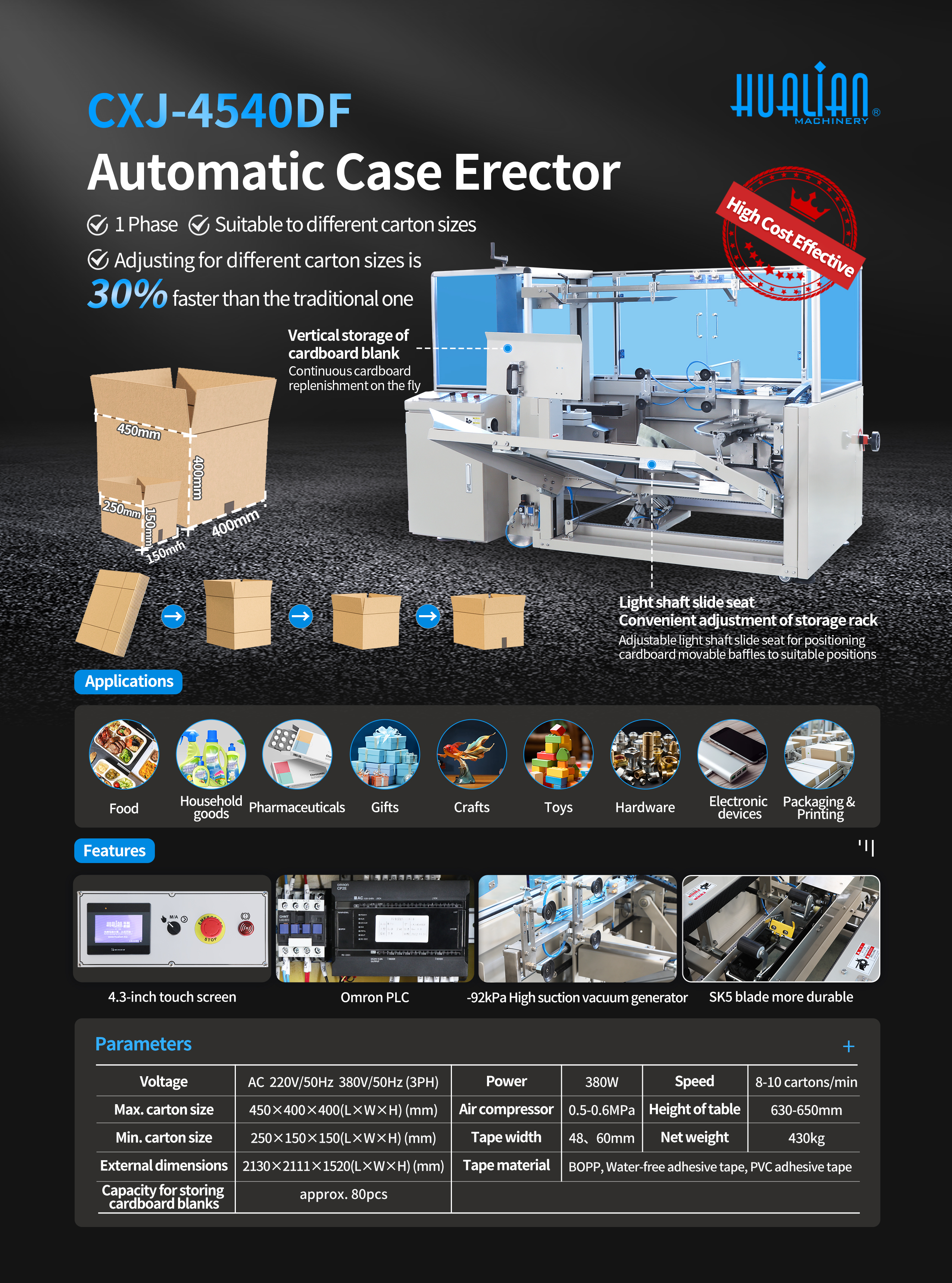 CXJ-4540DFケース建設機
