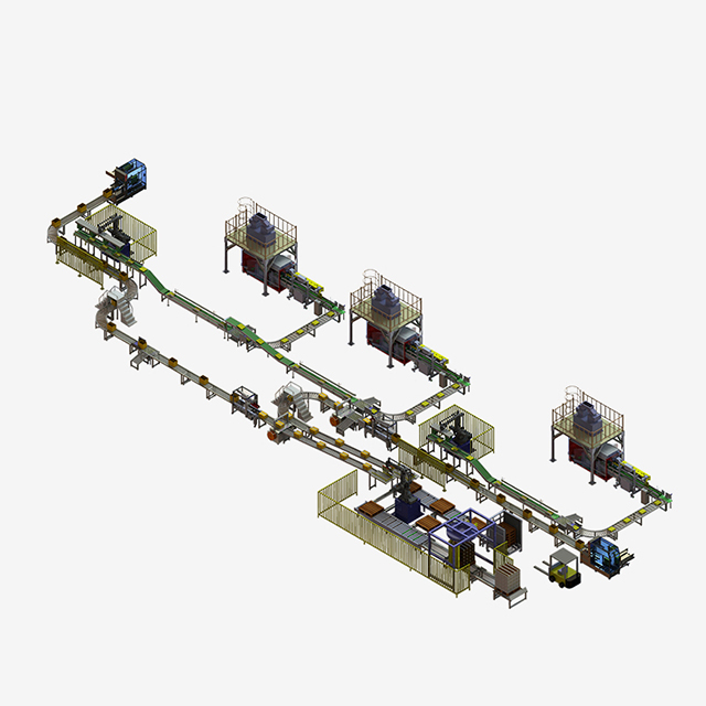 重いバッグ自動充填および梱包生産ラインXFB