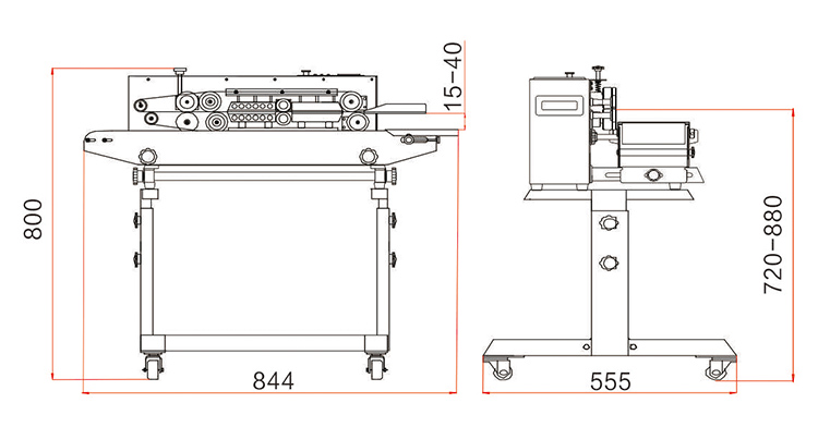 FRB-770III花蓮シール機サイズ