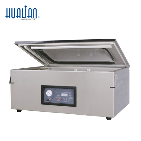 Hualian Large Chamber Kitchen Meat Vegetable Sausage Vacuum Sealing Packaging Machine DZQ-900T 