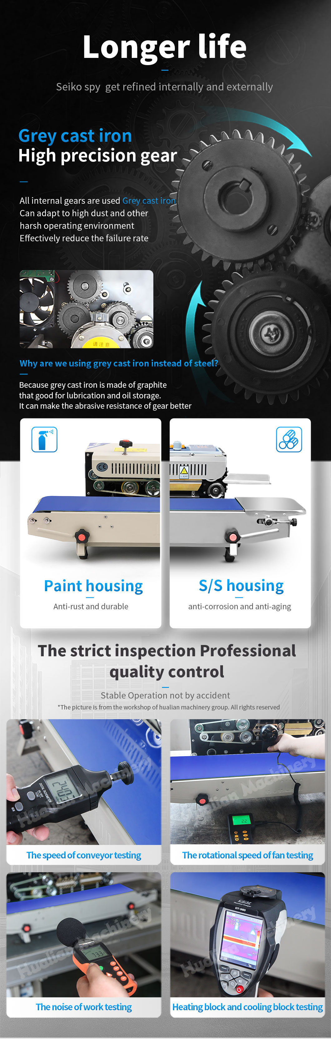 ビニール袋の連続バンドシーラー