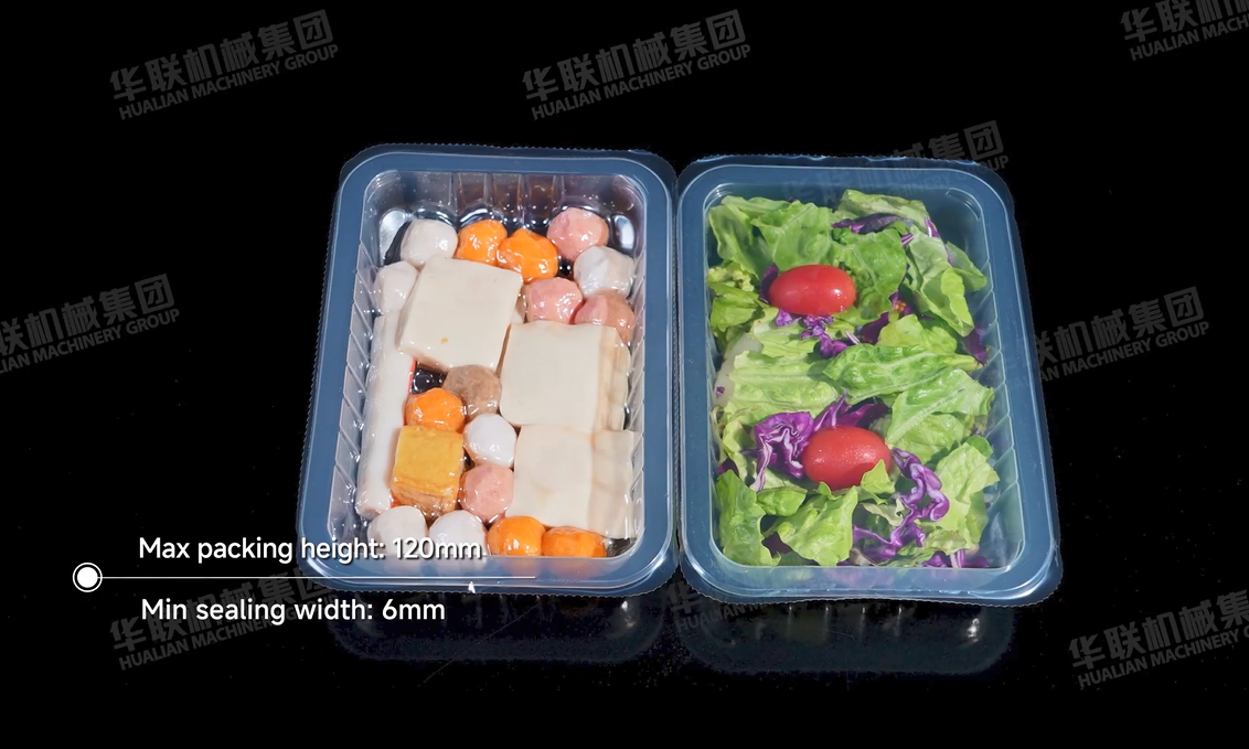 野菜用トレイシール機