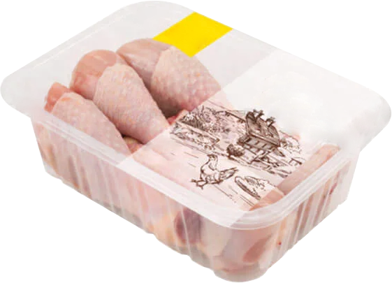 鶏肉用トレーシール機 