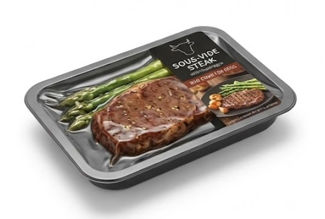 調理済みの食事用の真空スキン包装.png